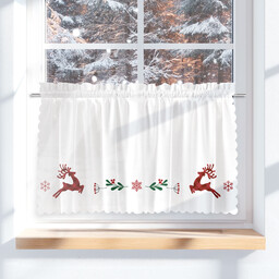 Markizeta Zazdrostka microfibra 100x40 001 biała Jelonki Krata