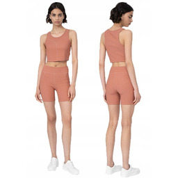 4F Legginsy Damskie Krótkie Kolarki Sportowe