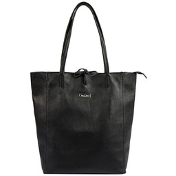 MiaMore Skórzana damska shopperbag duża torabka na ramię