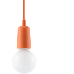 Lampa wisząca DIEGO 1 pomarańczowy SL.0584 - Sollux