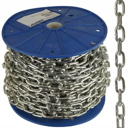 Łańcuch Gospodarczy D1 4MM Rolka 40M Ocynkowany 500KG