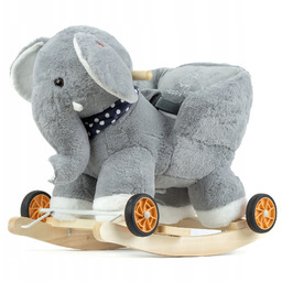 Bujak Jeździk na biegunach Słonik gumowe kółka dźwięk