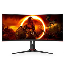 AOC Monitor 34"/ CU34G2XP BK 2xHDMI 2xDP 5xUSB