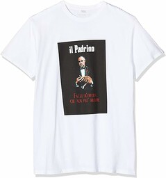 Godfather męski T-shirt Il Padrino Tee z nadrukiem