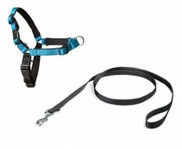 PetSafe Uprząż EasyWalk Deluxe niebieska rozmiar L