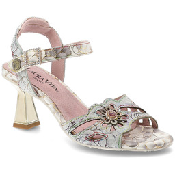 Laura Vita Sandały damskie, ze skóry naturalnej