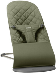 BABYBJORN - leżaczek BLISS Woven, Ciemnozielony