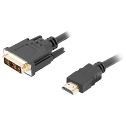 Lanberg Kabel HDMI(M)-DVI-D(M) CA-HDDV-10CC-0018-BK 1.8 M czarny