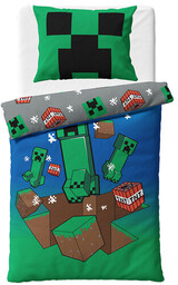 Pościel dziecięca Minecraft Creeper Explode , 140x 200