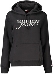 TOMMY HILFIGER BLUZA BEZ ZAMKA DAMSKA CZARNA