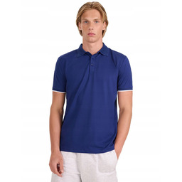 Męska koszulka polo 4F PTSM633 granatowy 31S XL