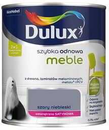Farba Dulux Szybka Odnowa Meble 0,75l Szary niebieski