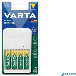 Ładowarka varta plug charger biała 57657 + 4