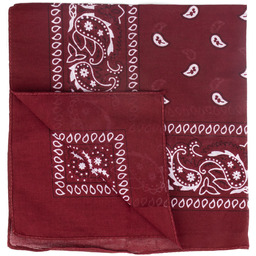 BANDAMKA BANDANA Alessio CHUSTKA CHUSTA bordowa