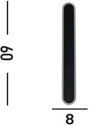 Searchlight Kinkiet zewnętrzny LED Bordo, wysokość 60 cm,