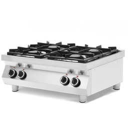 Kuchnia gazowa 4-palnikowa stołowa - Hendi Kitchen Line,