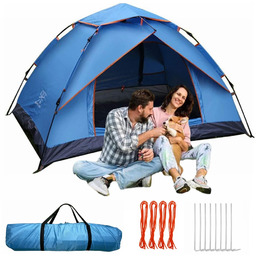 Namiot Kempingowy Samorozkładający Wodoodporny 3-OSOBOWY Pop-up Lekki
