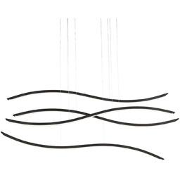 Lampa wisząca metalowa czarna 123cm AZ2912 z serii