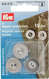 Prym magnetyczne guziki do szycia, srebro