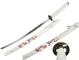 SAMURAJSKI MIECZ KATANA Z POCHWĄ + STOJAK 4KM100-405WH