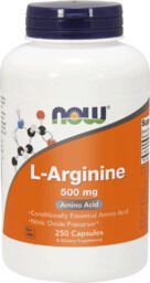 Data ważności 05.2025 Now Foods L-Arginine 500 Mg