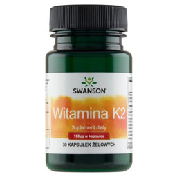 SWANSON Witamina K2 MK-7 Naturalna (30 kapsułek)