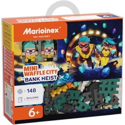MARIOINEX Klocki plastikowe Mini Waffle Napad na Bank