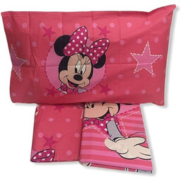 Disney Minnie zestaw pościeli, bawełna, różowy