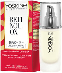 Yoskine Retinolox, przeciwzmarszczkowy krem silnie ochronny SPF 50+,