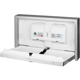 Przewijak dziecięcy montowany na ścianie w obudowie ze