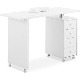 Biurko kosmetyczne do manicure z podpórka na dłonie