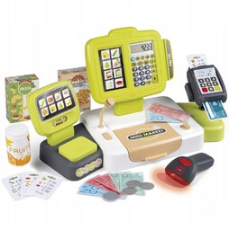 Smoby Kasa Sklepowa Elektroniczna Ze Skanerem I Wagą