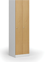 Szafka ubraniowa S1 wąska, 2-drzwiowa, 1850 x 500