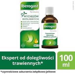Iberogast płyn doustny na zaburzenia żołądkowo-jelitowe, 100 ml
