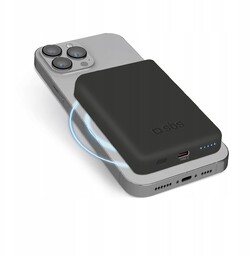 Powerbank beprzewodowy Sbs TEBB5000MAG1CK 5000 mAh Usb-c, kompatybilny