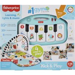 FISHER PRICE Mata edukacyjna Z pianinkiem Muzyczne zwierzątka