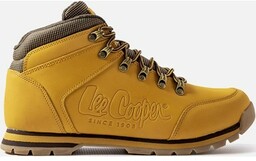 Żółte skórzane buty Lee Cooper LCJ-21-01-0706M