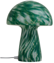 Lampa Stołowa Lindby, Hubi, zielony, salon, szkło, nowoczesny