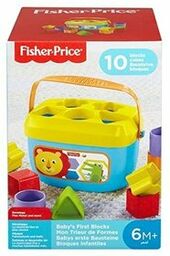 Fisher-Price, sorter, pierwsze klocki, 10 el.