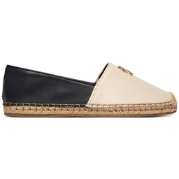 Espadryle Tommy Hilfiger Th Logo Leather Espadrille FW0FW09246