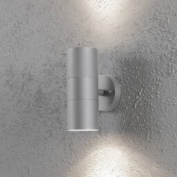 Konstsmide Kinkiet zewnętrzny NEW, możliwość ściemniania, aluminiowy /