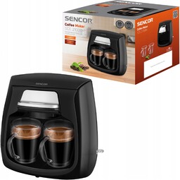 Mały ekspres przelewowy na dwie kawy 500W 0,3L