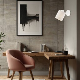 Kinkiet Suerte Argon, możliwość ściemniania, biały / opal,