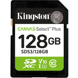 Kingston SDXC Canvas Select Plus Gen3 128GB 150R
