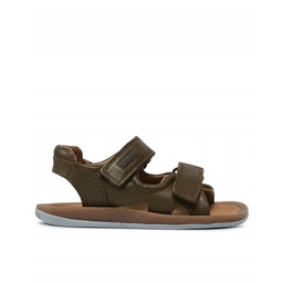Camper Sandały Chłopięce Khaki Skórzane Na Rzepy 27
