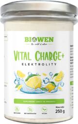 Biowen Vital Charge+ Elektrolity, smak cytrynowy, 250 g