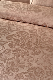 Valeron Komplet pościeli żakardowej Valencia Light Brown Ostatnie
