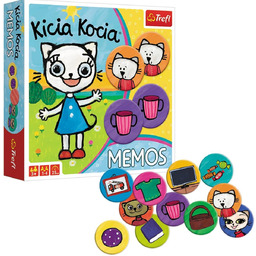 Gra Memos Kicia Kocia, Gra planszowa, Trefl