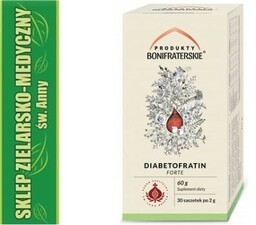 DIABETOFRATIN Forte 30 saszetek Cukrzyca Cholesterol Oczyszczanie