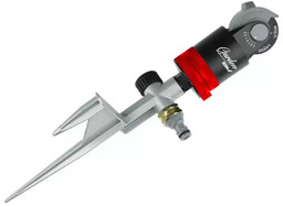 ZRASZACZ SZPILKOWY OBROTOWY 6-FUNKCYJNY NA ALUMINIOWYM KOLCU GARDEN